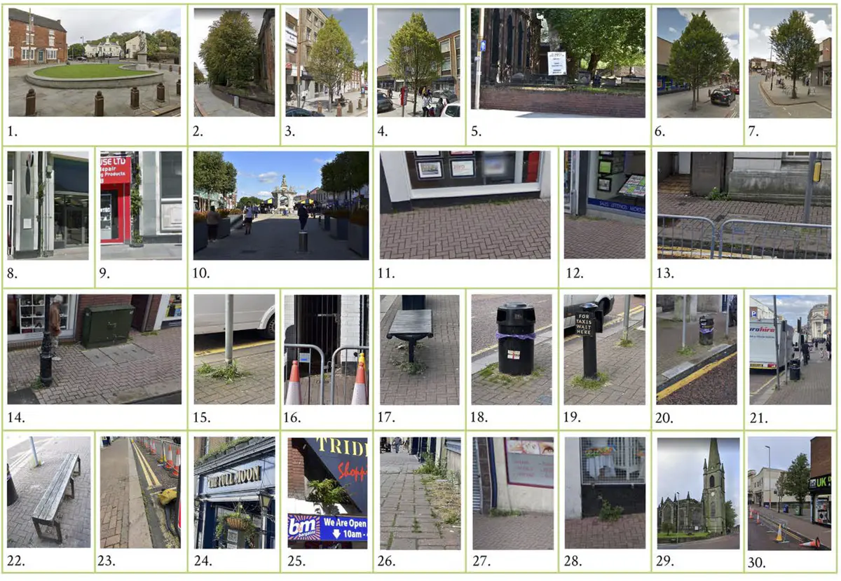 Street plant sightings

The charted planting is a selection of the current extent of the high street. As discovered, the area has little to no variance, with the exception of the more developed properties at either end of the high street. These properties generally have more trees and mature planting around them, making them more appreciative of the biodiversity.

Facing the high street, there is approximately 2690m2 of greenery, the majority of which is situated at either end, on the property of the two churches. Ignoring these numbers, the area of greenery drops significantly due to the limited overgrowth around lampposts, bins and along the store fronts.

For the wider biodiversity of the high street the select amount greenery provides very little benefit for nesting wildlife. Within the developed properties more thought and appreciation can be given to accommodate a more diverse spread of wildlife and planting. Along the high street there is little consideration for interactions with the wider biodiversity, a few trees (provided by the council) and strip of high level planting along a store front.

As for the rest of the ‘greenery’ along the high street, this could be seen more as neglect from the cleaning and maintenance of the street. The remaining biodiversity identified comes from areas that have retained water from lack of drainage and moisture retention. Seen around the street furniture, grass, weeds and moss can be seen growing along the gaps between paviers and along gutters. Despite being ‘greenery’ these areas provide no benefit to the biodiversity and are more of a sign that the council have no intention to improve the state of the area.

Within the developed quarters, the majority of the biodiversity is grassland, which too only has a limited positive environmental impact. The two churches provide an excellent coverage of their respective sights and can provide a good quality of air and absorption of CO2 due to the large number of trees and bushes . Whilst the grasslands are a welcoming sight, they play a very little roll in absorbing CO2 and to provide other positive environmental impacts that the larger greenery does. - Matthew Hewitt Street Plant Sightings 2.png